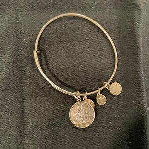 Alex & Ani/Disney Walt Disney World Charm Bracelet- Silvertoned